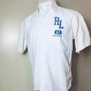 Ralph Lauren Button Down Shirt Men’s Small RL Logo